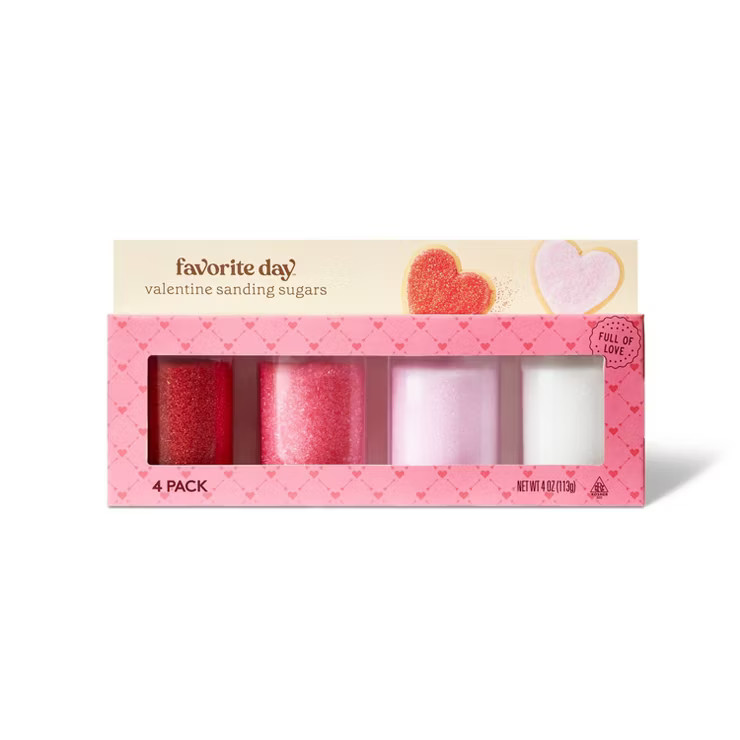 Valentines Sugar - 4pk/4oz - Favorite Day™ | Target