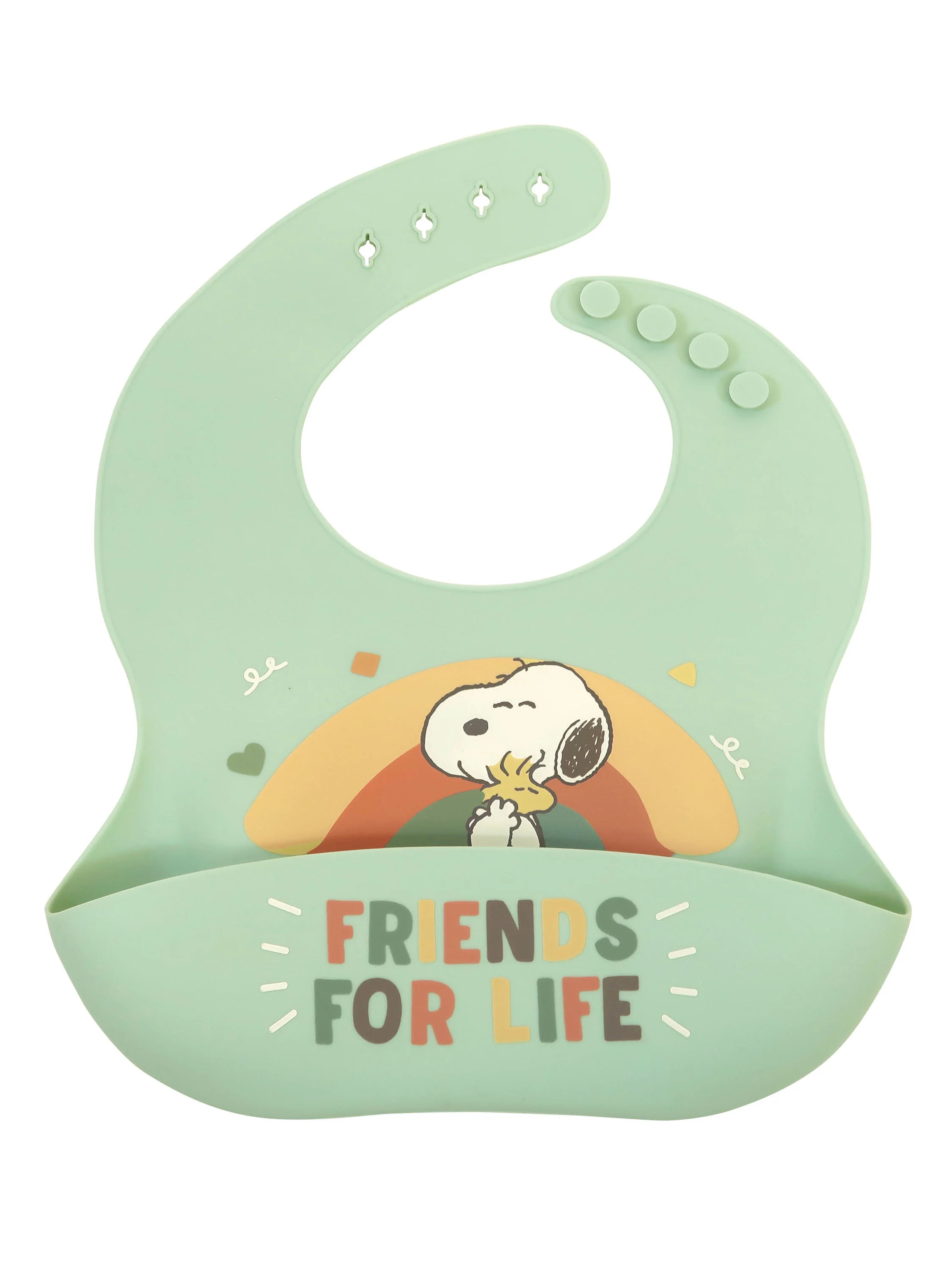Peanuts Snoopy Silicone Unisex Infant Bib | Walmart (US)