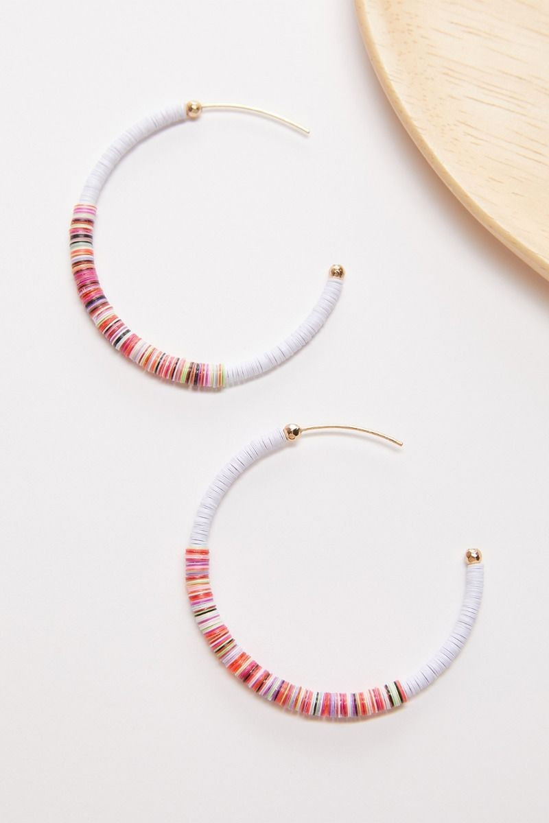 JoJo Sequin Multicolor Hoop Earring | Evereve
