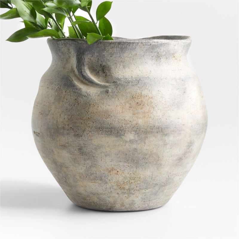 Rue Medium Handmade Ceramic Vase 12.5" by Jake Arnold | Crate & Barrel | Crate & Barrel