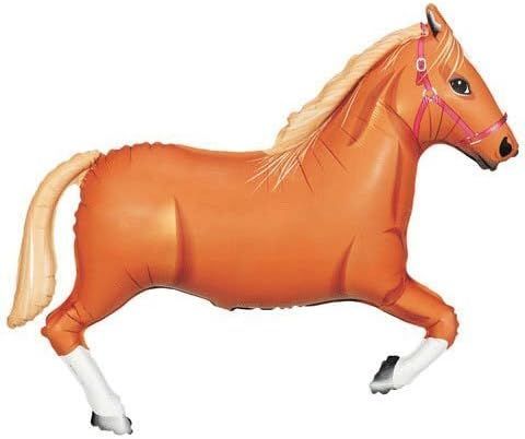 1 X Tan Horse 43 Inch Huge Super Shaped Mylar Balloon | Amazon (US)