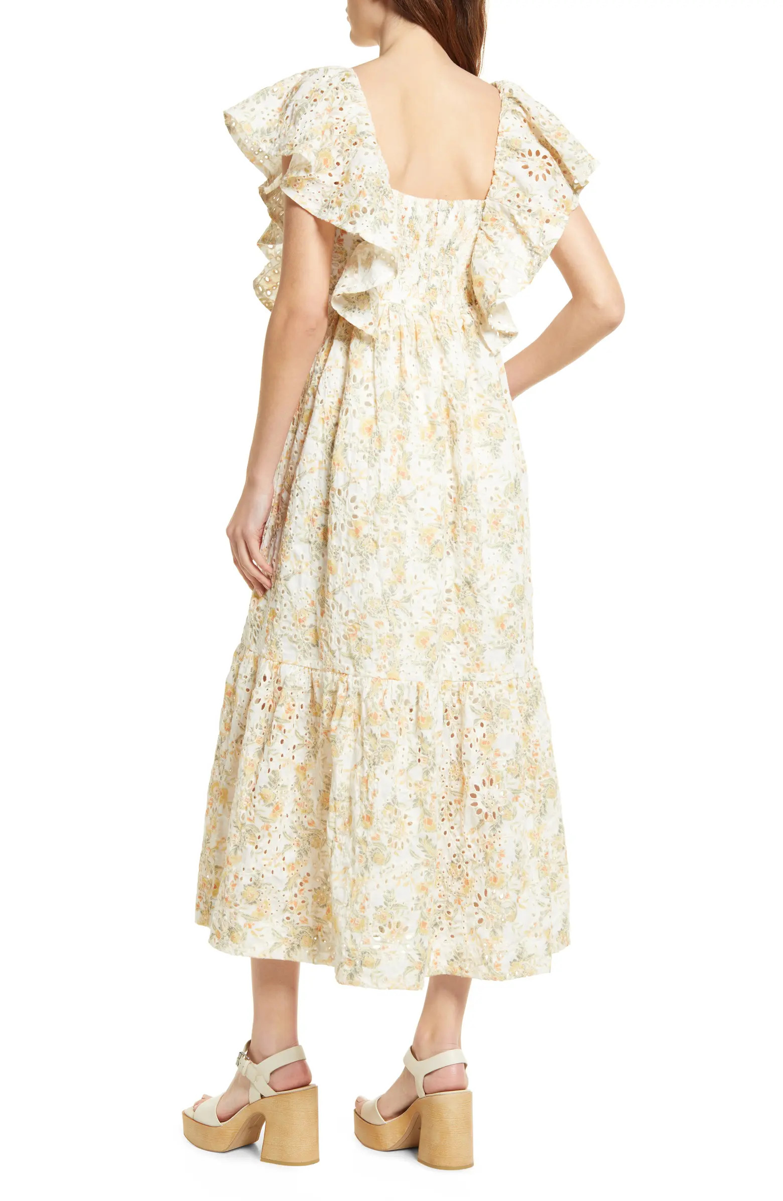 En Saison Opposites Floral Eyelet Dress | Nordstrom | Nordstrom