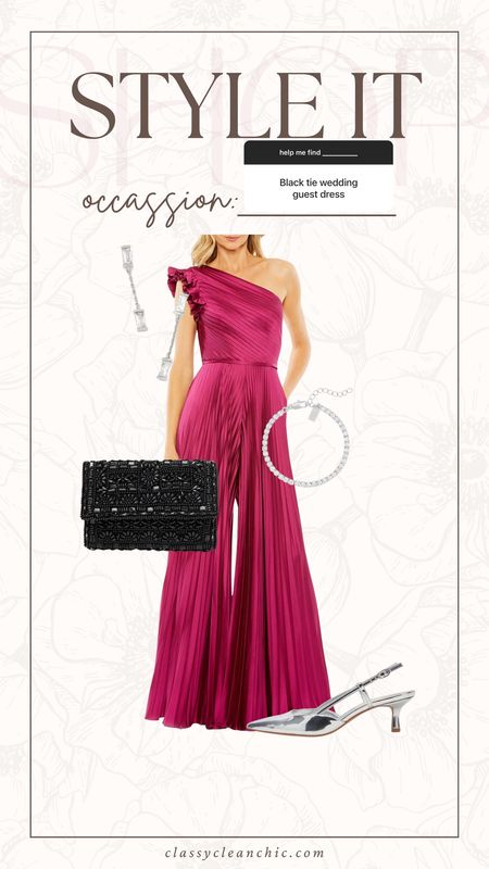 Nordstrom pink formal jumpsuit. Wedding guest jumpsuit special occasion look.
Dibs code: Emerson (good life gold & strawberry summer)
Electric picks code: emerson20

#LTKWedding #LTKStyleTip #LTKParties