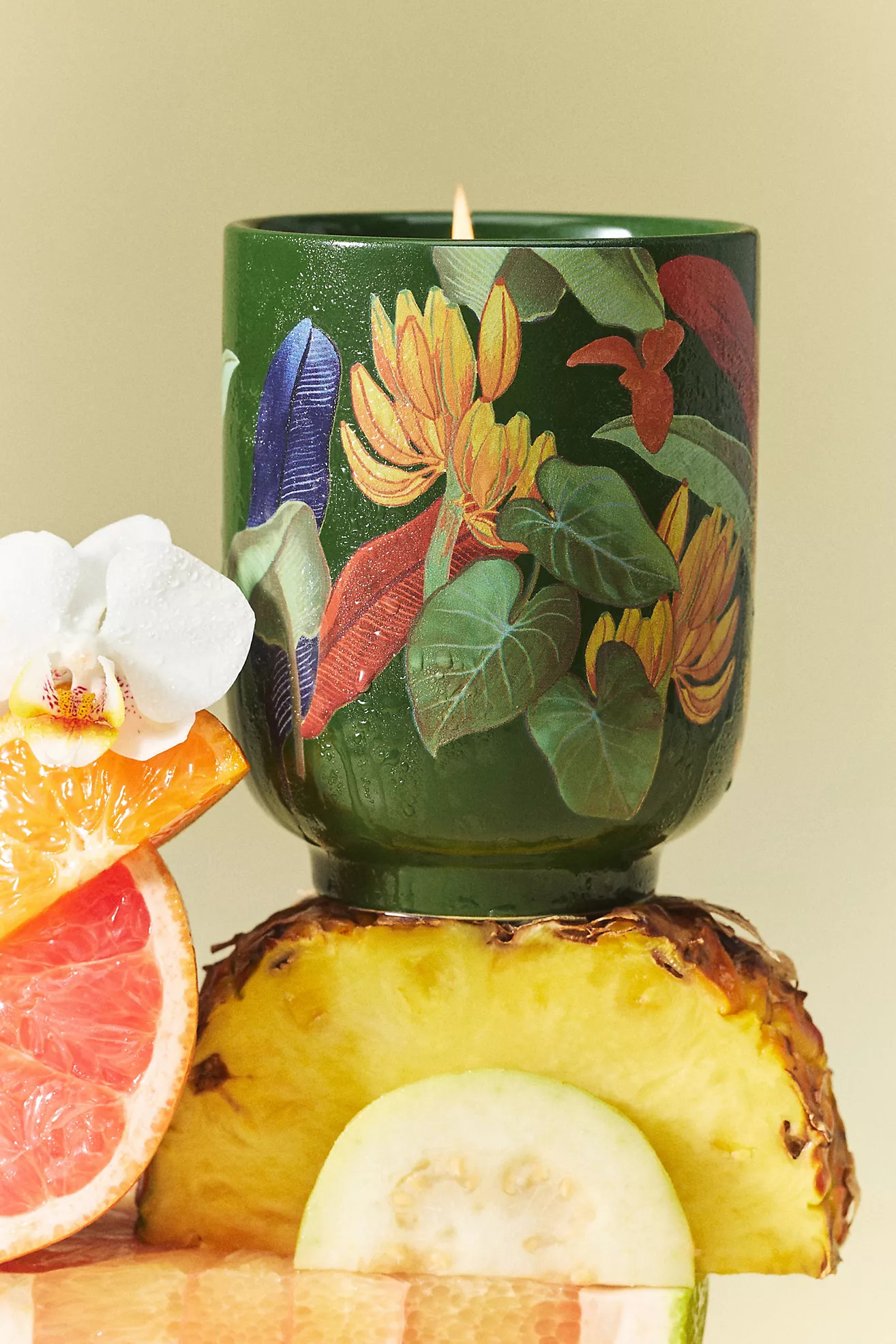 Farm Rio x Anthropologie Fruity Hibiscus & Pink Guava Ceramic Candle | Anthropologie (US)
