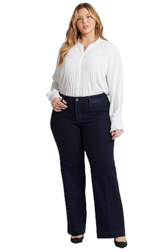 NYDJ Plus Teresa Trouser Jean, Dark Enzyme, 20W | Amazon (US)