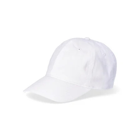 George Men s Solid Cotton Twill Baseball Cap Arctic White | Walmart (US)