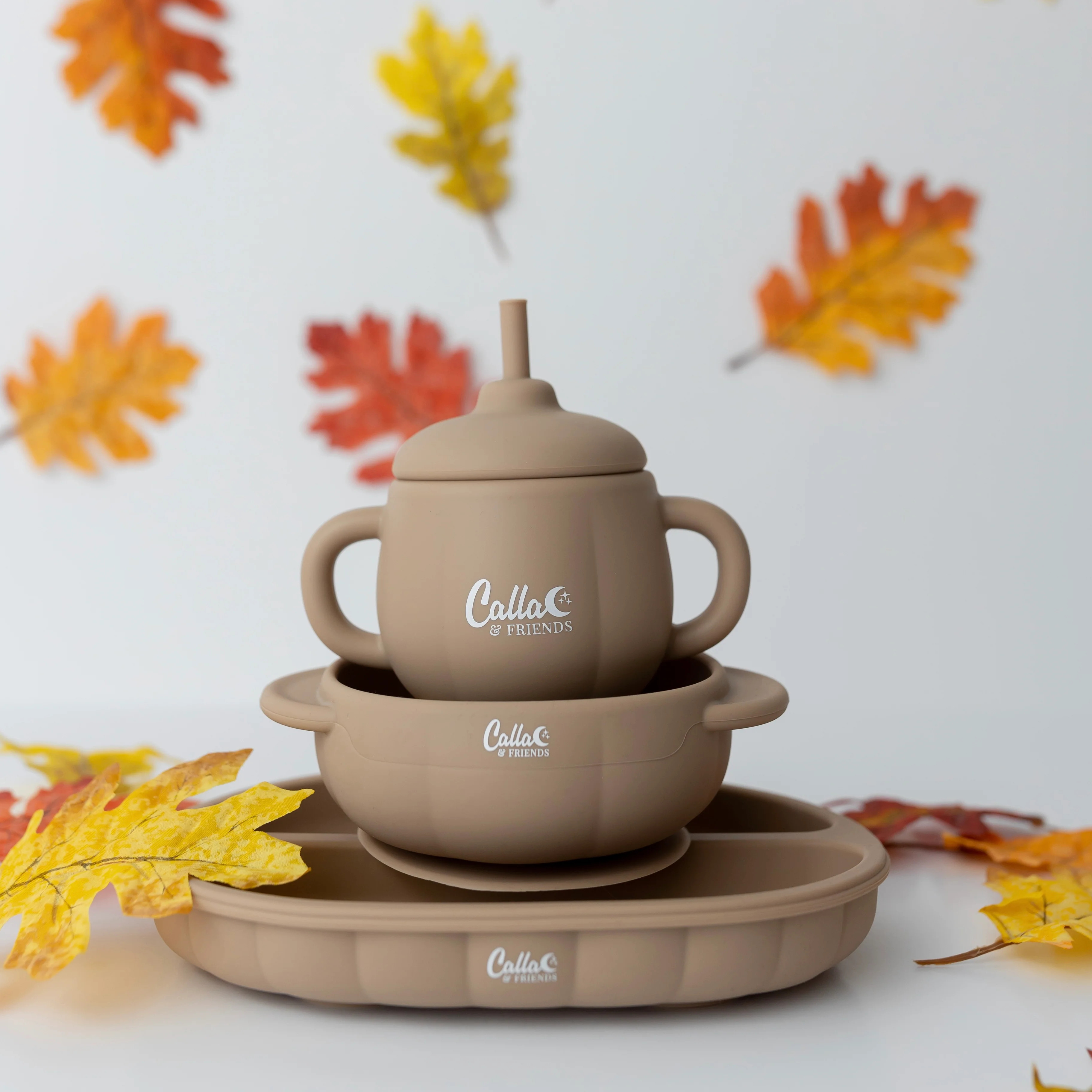 The Pumpkin Patch Suction Bowl | Calla & Friends