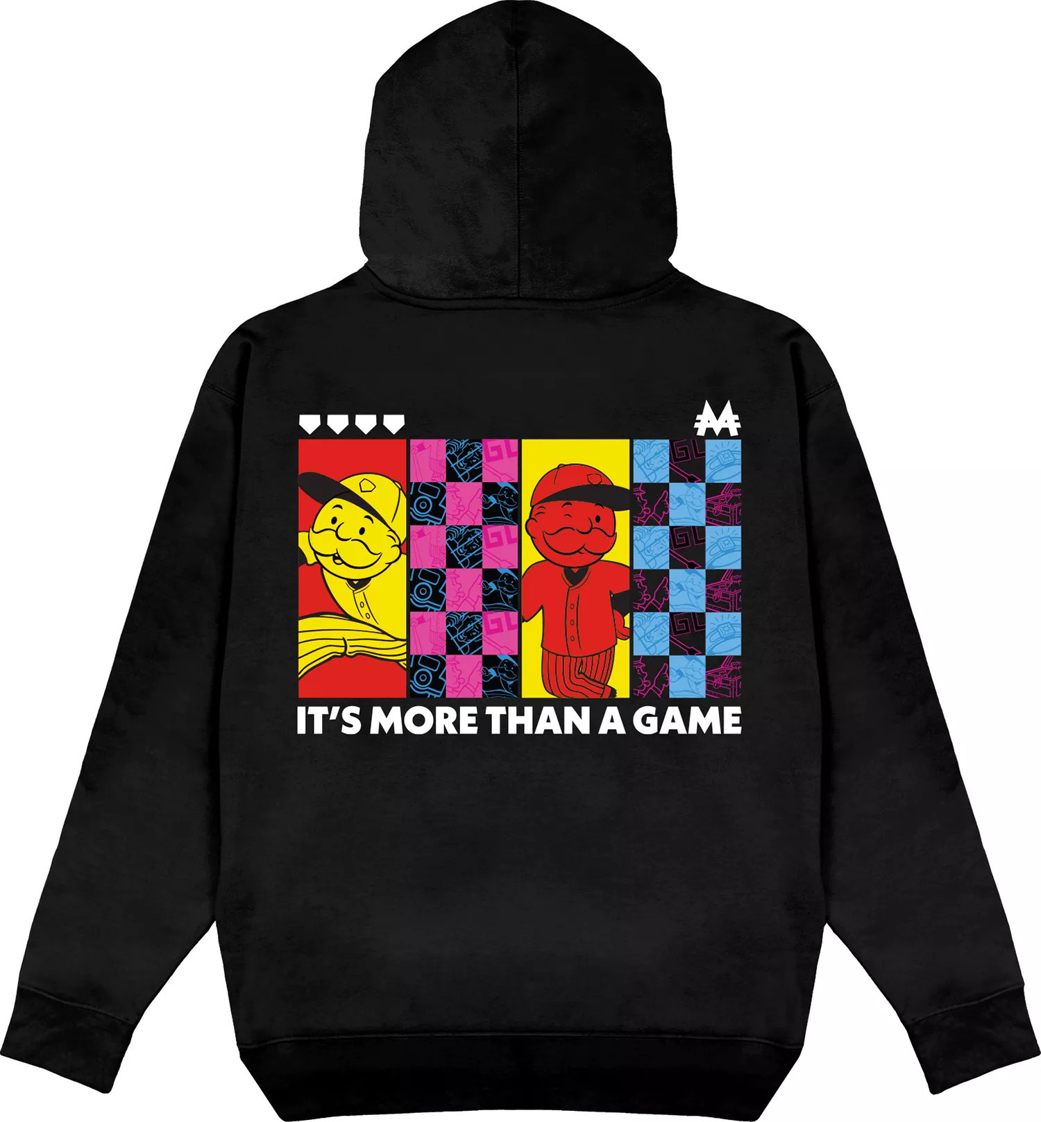 Baseball Lifestyle 101 x Monopoly Men's Stacks & Bats Hoodie, XL, Black | DICK'S Sporting Goods