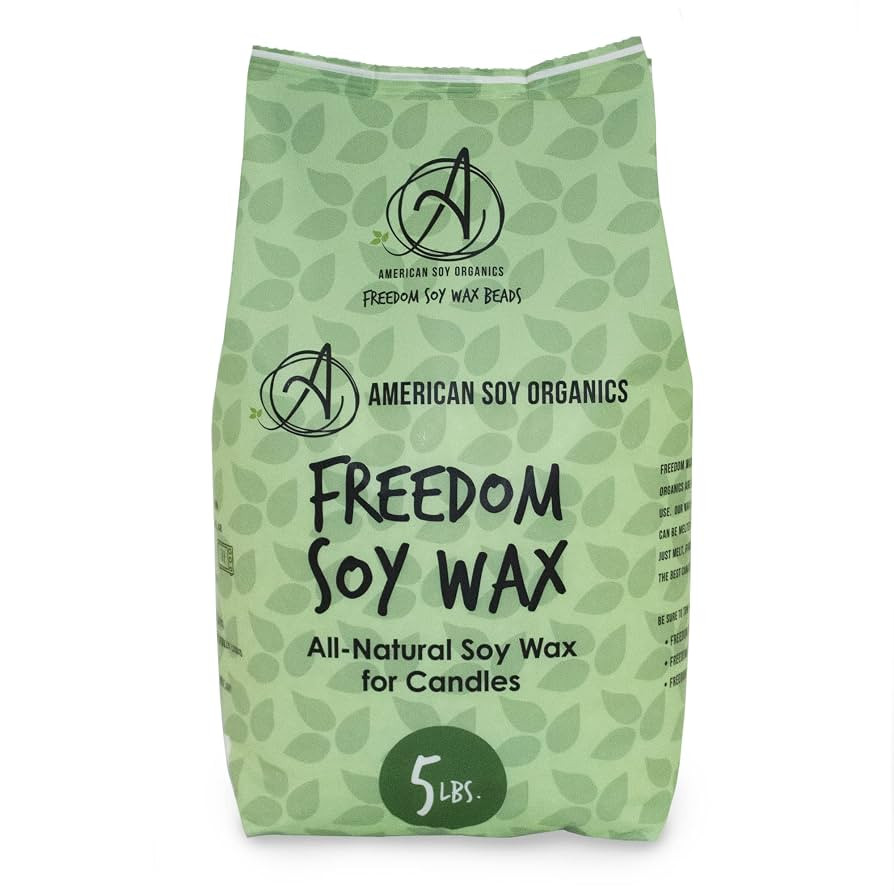 Freedom Soy Wax Beads for Candle Making - Natural Candle Making Supplies - Paraffin-Free, Beeswax... | Amazon (US)