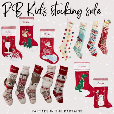 Pottery Barn Kids stocking sale! 

#LTKSeasonal #LTKHolidaySale #LTKHoliday