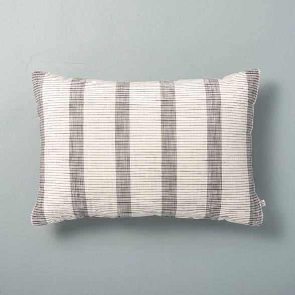 Bold Textured Stripe Throw Pillow - Hearth & Hand™ with Magnolia | Target