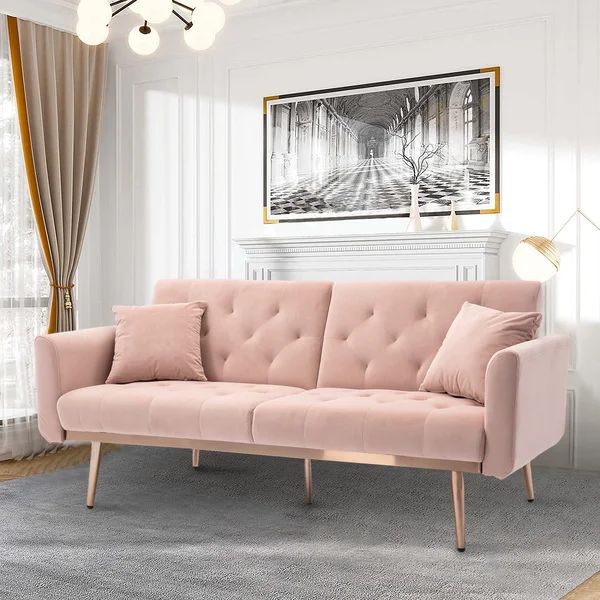 Haozhe 63.78'' Upholstered Sofa | Wayfair North America