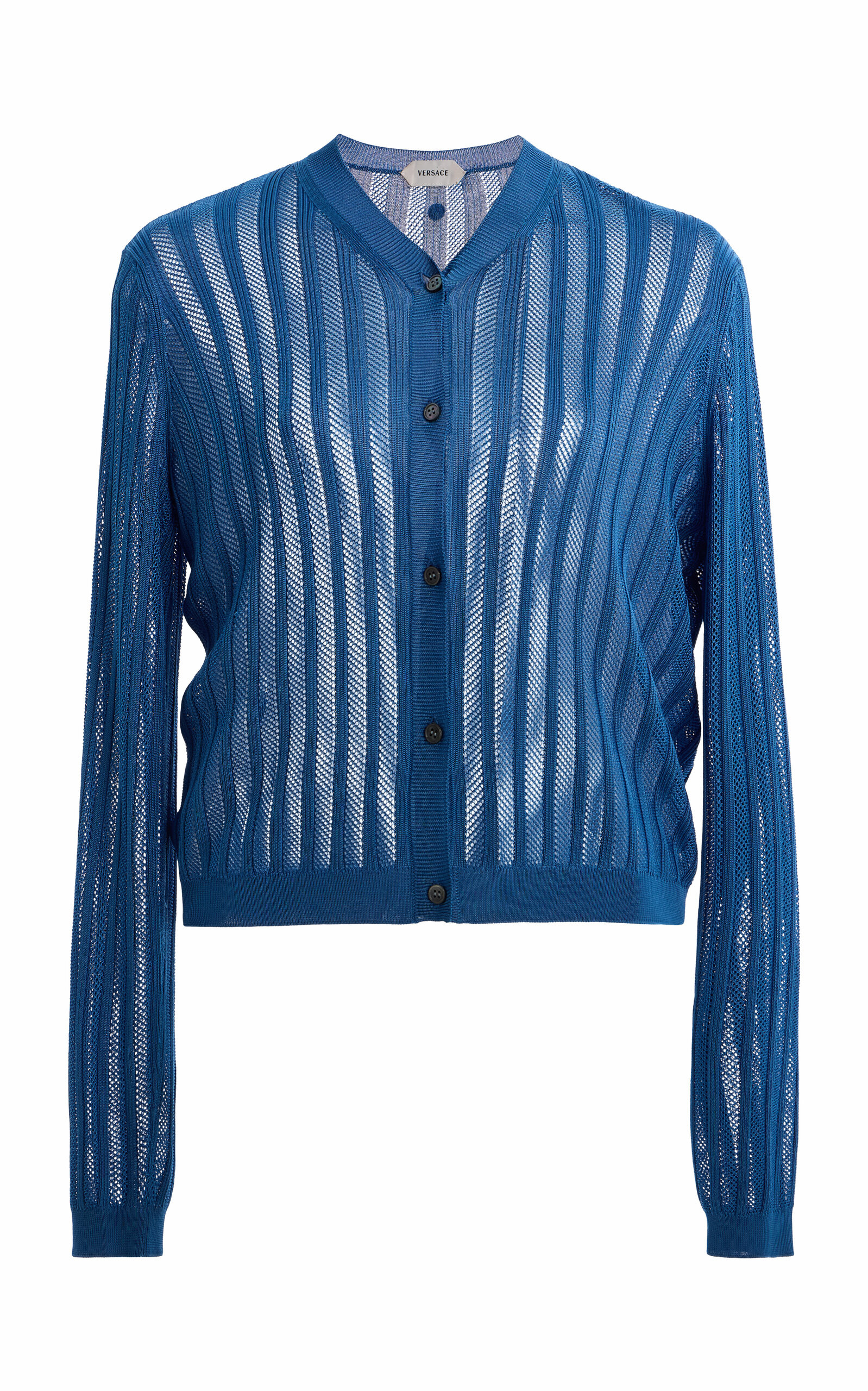 Knitted Mesh Ribbed Sweater | Moda Operandi (Global)