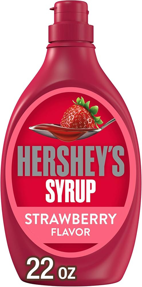 HERSHEY'S Strawberry Flavored Syrup Bottle, 22 oz | Amazon (US)