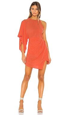 Michael Costello x REVOLVE Lexa Dress in Coral from Revolve.com | Revolve Clothing (Global)