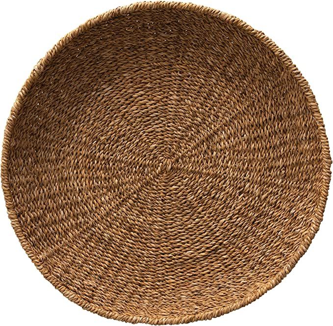 Creative Co-op Hand-Woven Decorative Seagrass Tray, Natural | Amazon (US)