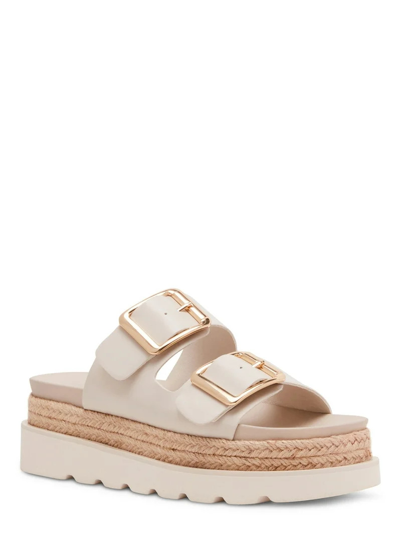 Madden Girl Women's Mythicall Two Strap Slide Platform Sandal | Walmart (US)