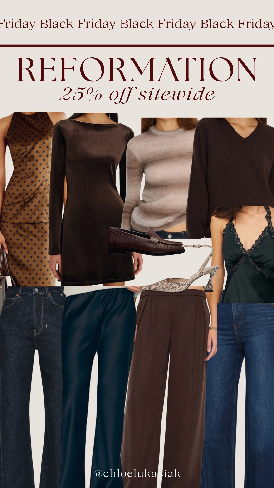 Go shop reformation while it’s on sale - this is what I’m ordering 😍

#LTKCyberWeek #LTKU #LTKSaleAlert