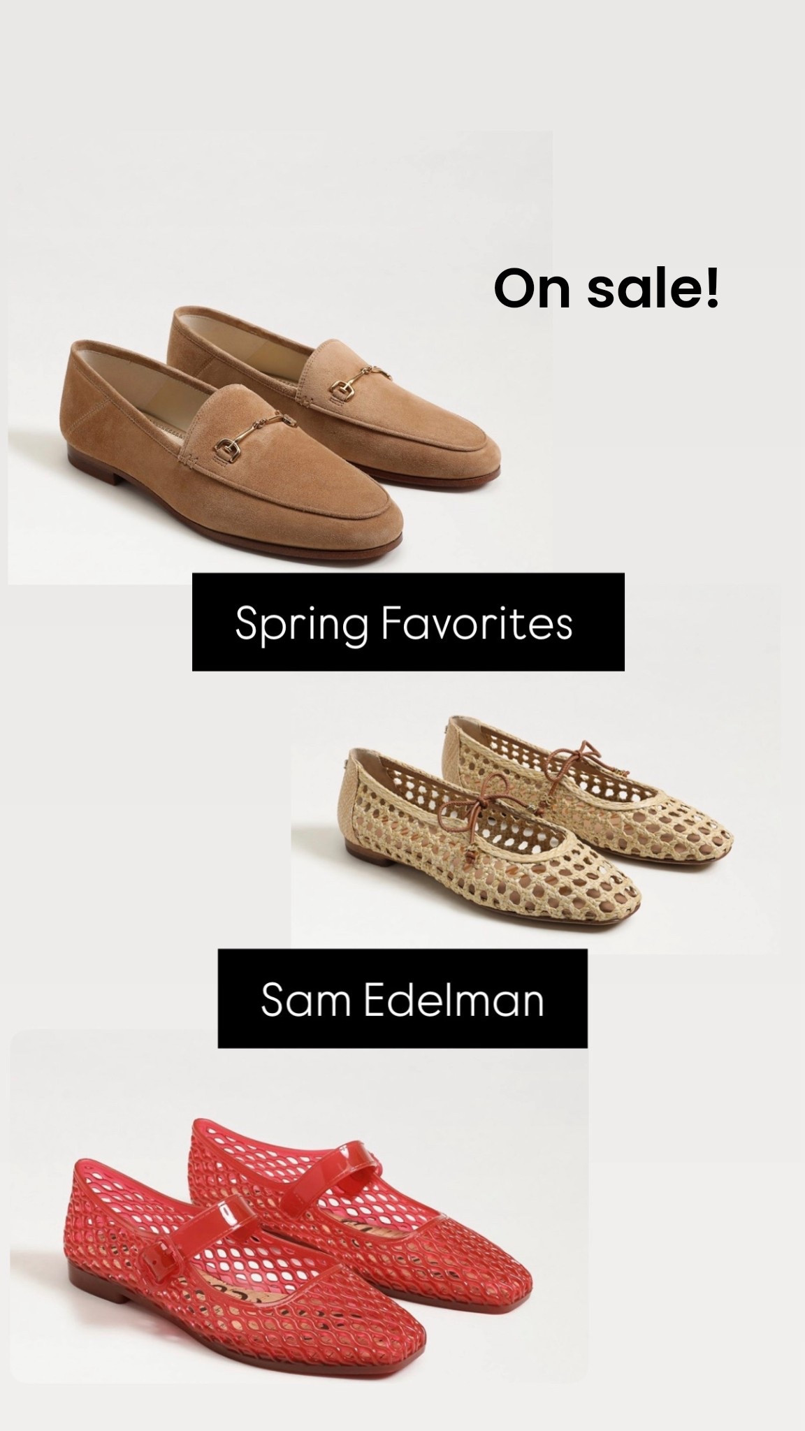 Sign up for Sam Edelman loyalty program and get $30 off a $140 purchase! Linking some of my spring favorites 

#LTKSaleAlert