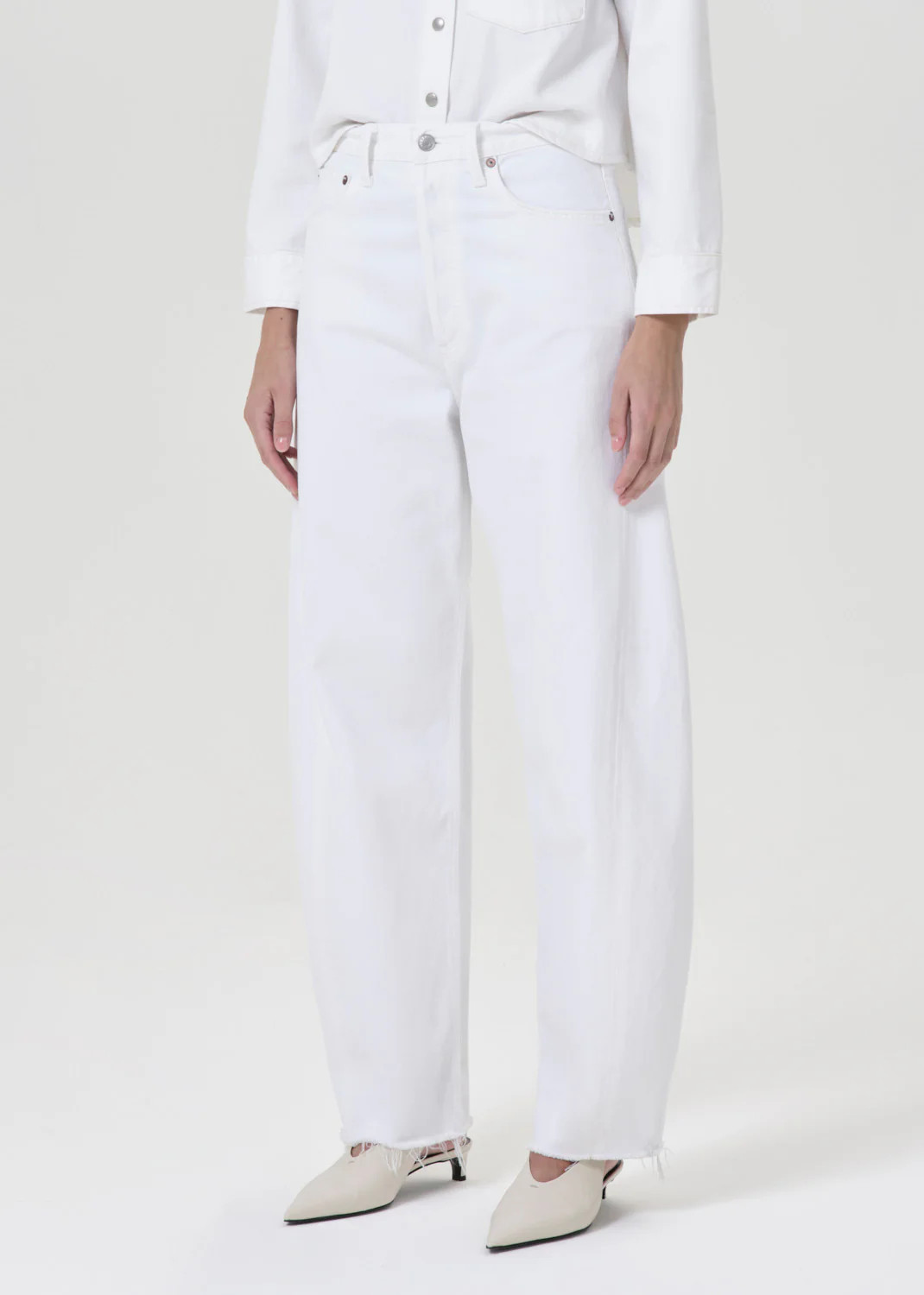 Luna High Rise Pieced Taper in Element | AGOLDE