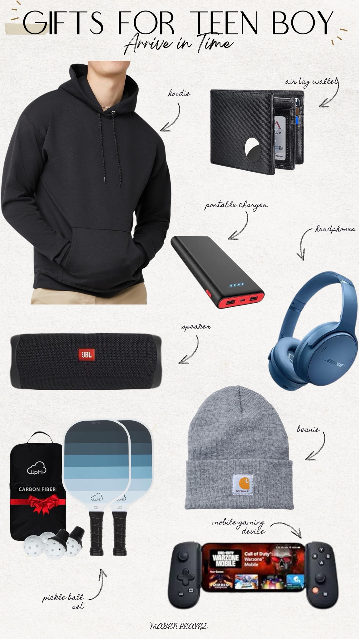 Gifts for teen boys that will arrive in time! 

Gift guide, Holiday gifts, Electronics, Accessories, Outdoor activities 

#LTKMens #LTKGiftGuide #LTKHoliday