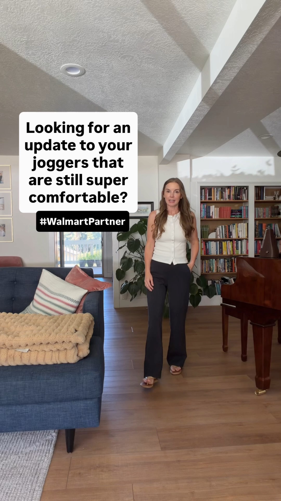 want an update to your joggers? #walmartpartner 

try these sweatpantsfrom @walmartstyle - they are so good! 

True to size (I’m wearing an XS) and three length options! 

#walmartstyle