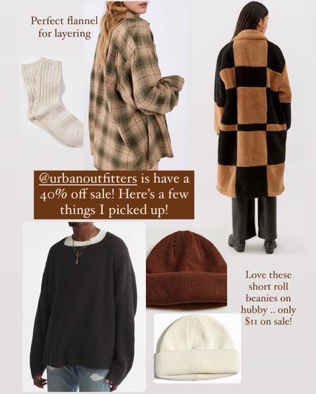 40% off sale at Urban Outfitters! A few cozy things I picked up!! Love the short roll beanies and can’t beat the $11 price!

#LTKstyletip #LTKmens #LTKSeasonal