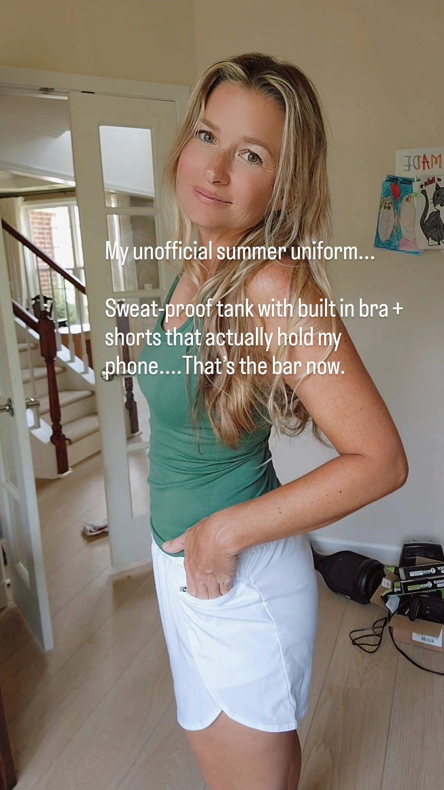 Built in padded bra? Say less....Wearing size small in shorts and size medium top

#LTKFindsUnder50 #LTKStyleTip #LTKSeasonal