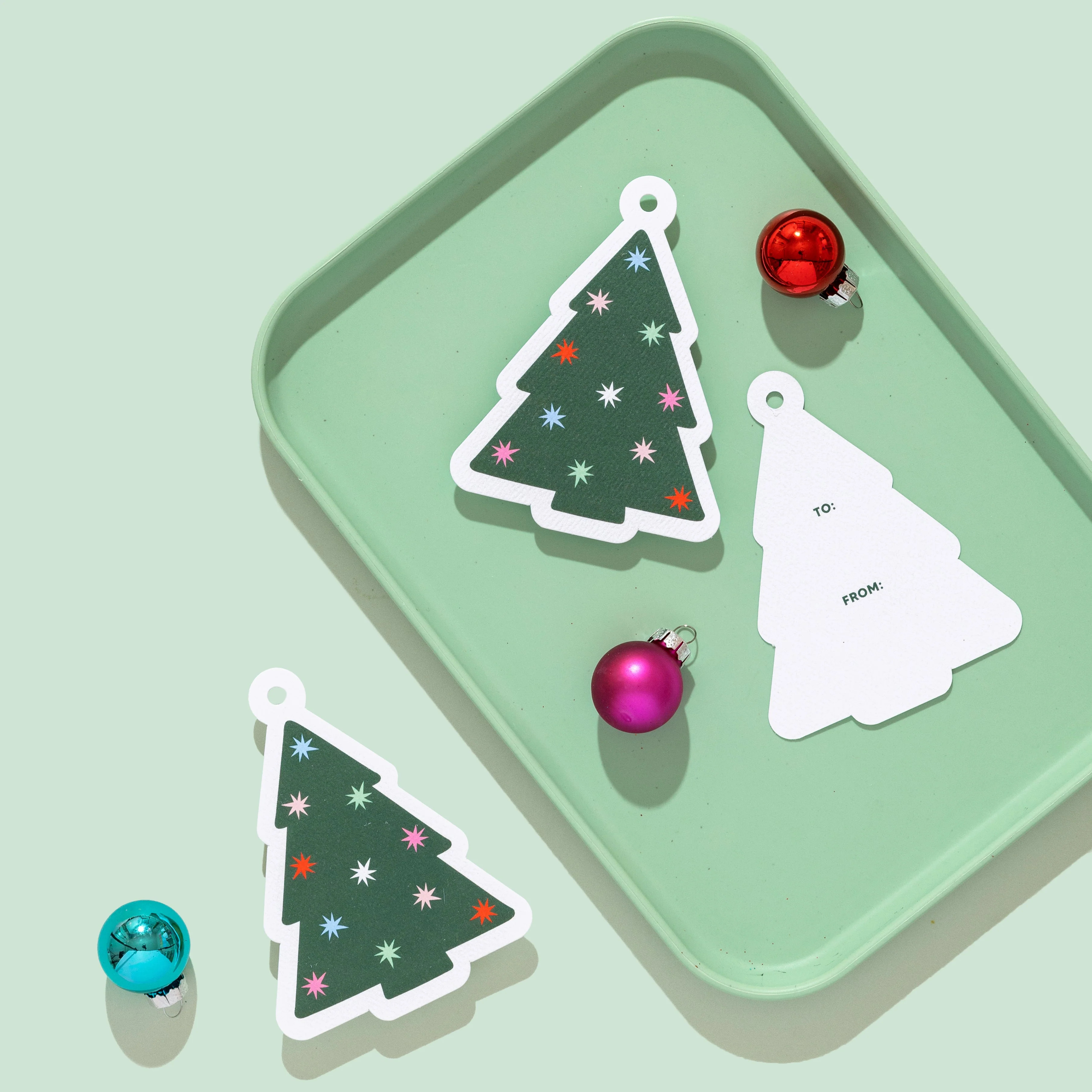 Christmas Tree Die Cut Tags | Joy Creative Shop