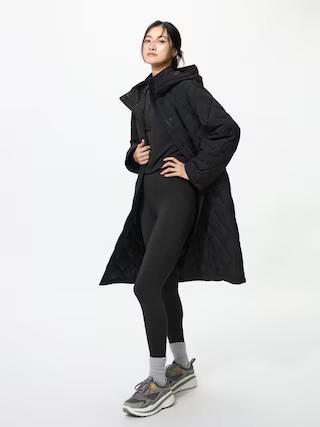 Women's PUFFTECH Relaxed Long Coat with Water-Repellent Black Large UNIQLO US | UNIQLO (US)