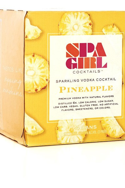 Spa Girl Cocktails Pineapple Vodka Seltzer | Drizly