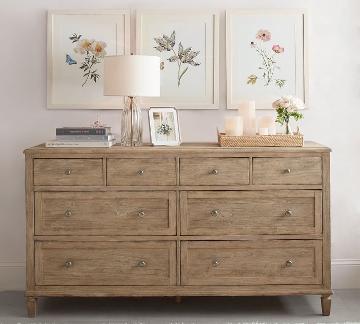 Sausalito 8-Drawer Wide Dresser | Pottery Barn (US)