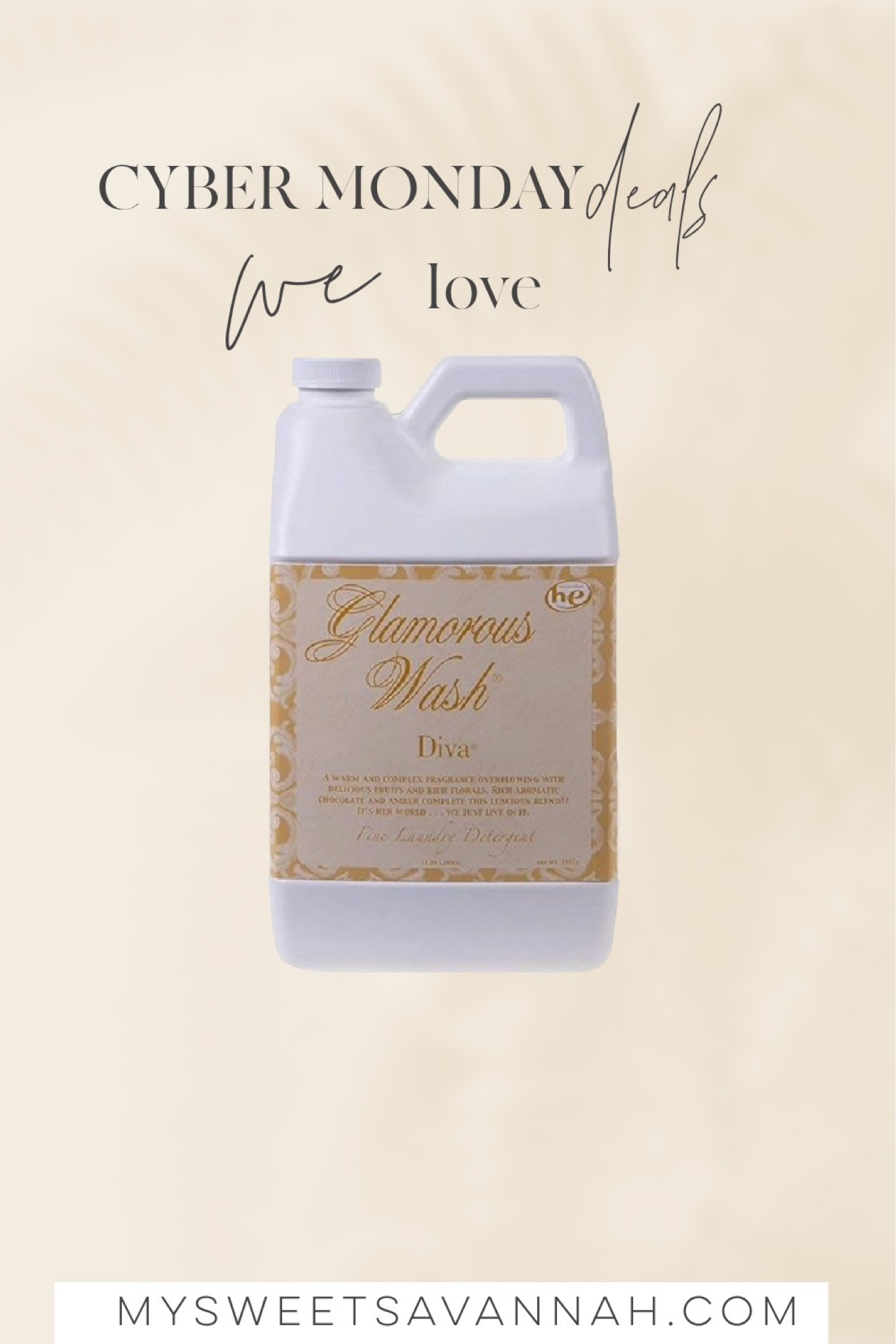 The key to making your laundry smell so good! I use a capful along with TIDE free and clear to stretch the life of this. Great gift idea or housewarming gift! Comes in many sizes and scents but we prefer DIVA. 

#LTKCyberWeek #LTKsalealert #LTKhome