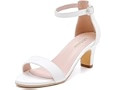 Girls Heel Sandals Girl Dress Shoes Open Toe Ankle Strap High Heels Pump Sandals Wedding Party fo... | Amazon (US)