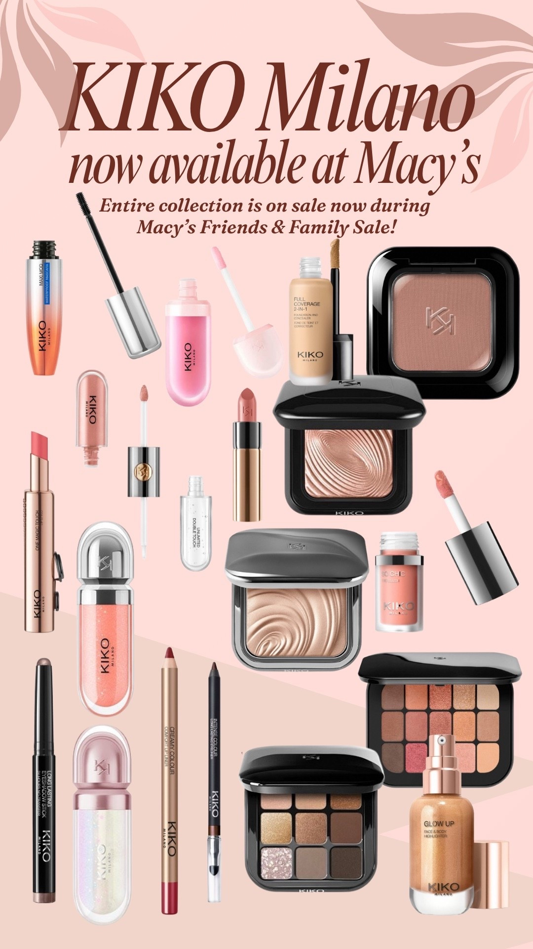 New KIKO Milano makeup available at Macy’s and currently 15% off

#LTKSaleAlert #LTKBeauty #LTKgrwm