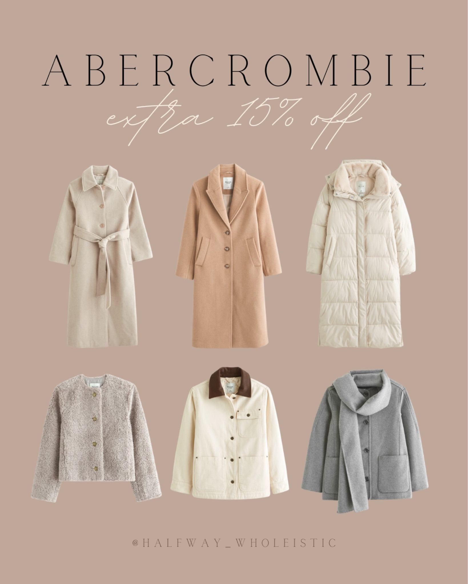 Up to 30% off + an additional 15% off coats and jackets at Abercrombie ❄️

#trench #parka #wool #scarf #winter 

#LTKStyleTip #LTKSaleAlert #LTKSeasonal