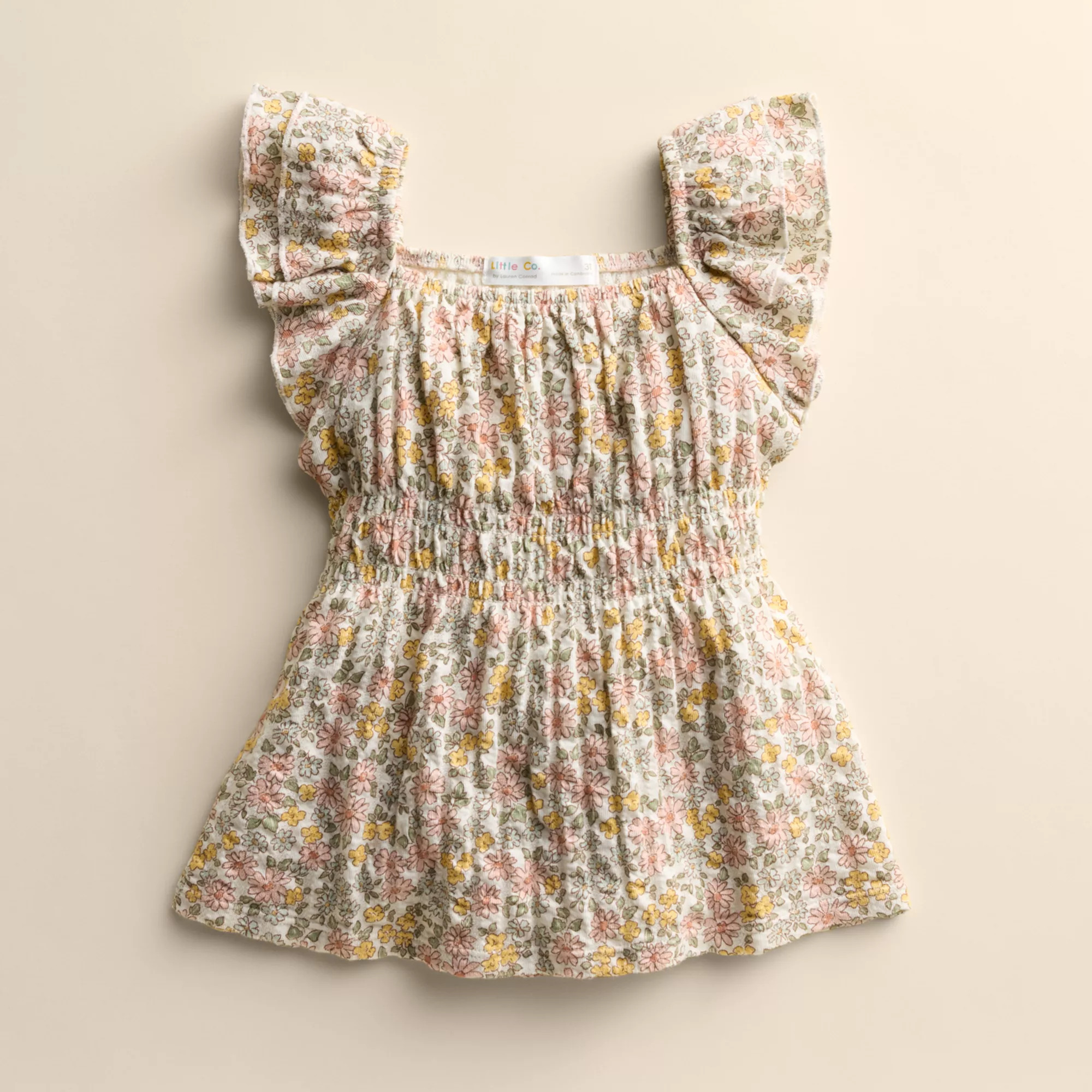 Baby & Toddler Girl Little Co. By Lauren Conrad Double Flutter Top | Kohl's