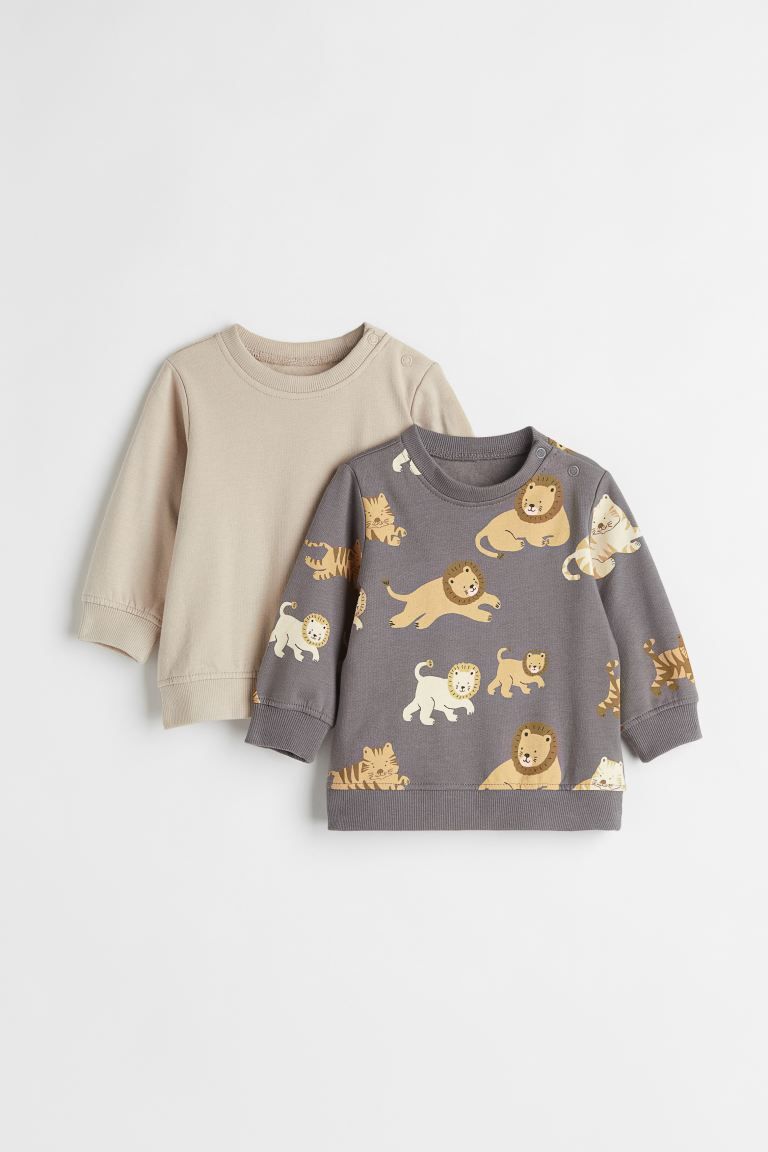 2-pack Cotton Sweatshirts | H&M (US + CA)