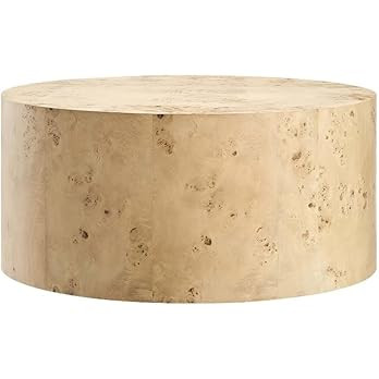 Modway EEI-6274-NAB Cosmos 35" Round Burl Wood Coffee Table, Natural Burl | Amazon (US)