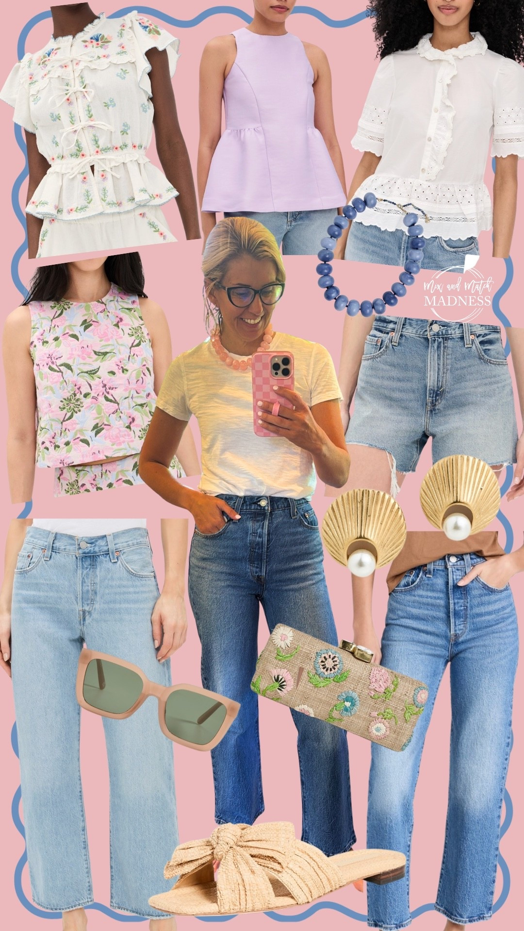  Ok Levi’s I see you!! Have y’all heard Shopbop is doing a pop-up in Nashville. I’m headed to the event and need help finding a cute top to pair with my new jeans. I’m wearing size 26. Shopbop always has the best accessories too! ￼

#LTKOver40 #LTKdayinmylife #LTKstorytime