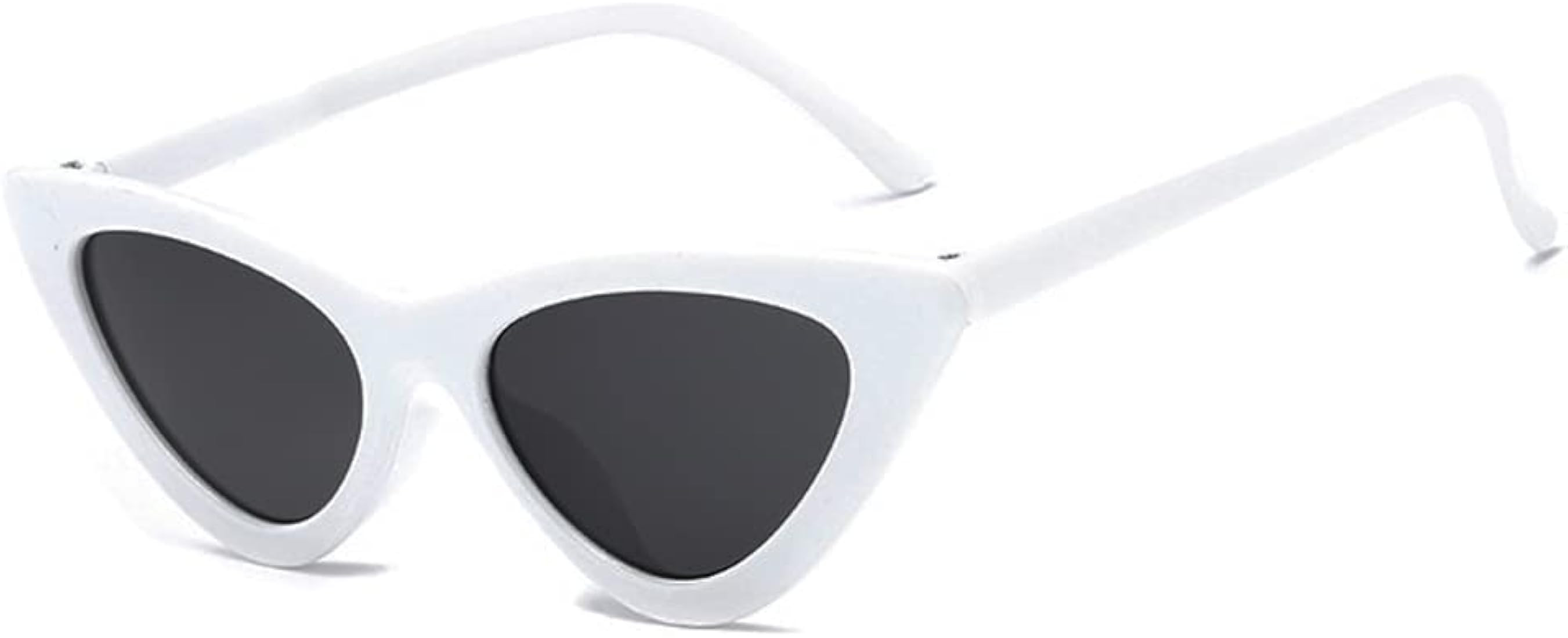 WZWLKJ Retro Vintage Narrow Cat Eye Sunglasses for Women Clout Goggles women sunglasses for Holid... | Amazon (US)