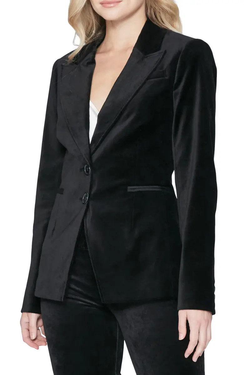 PAIGE Chelsee Velvet Blazer | Nordstrom | Nordstrom