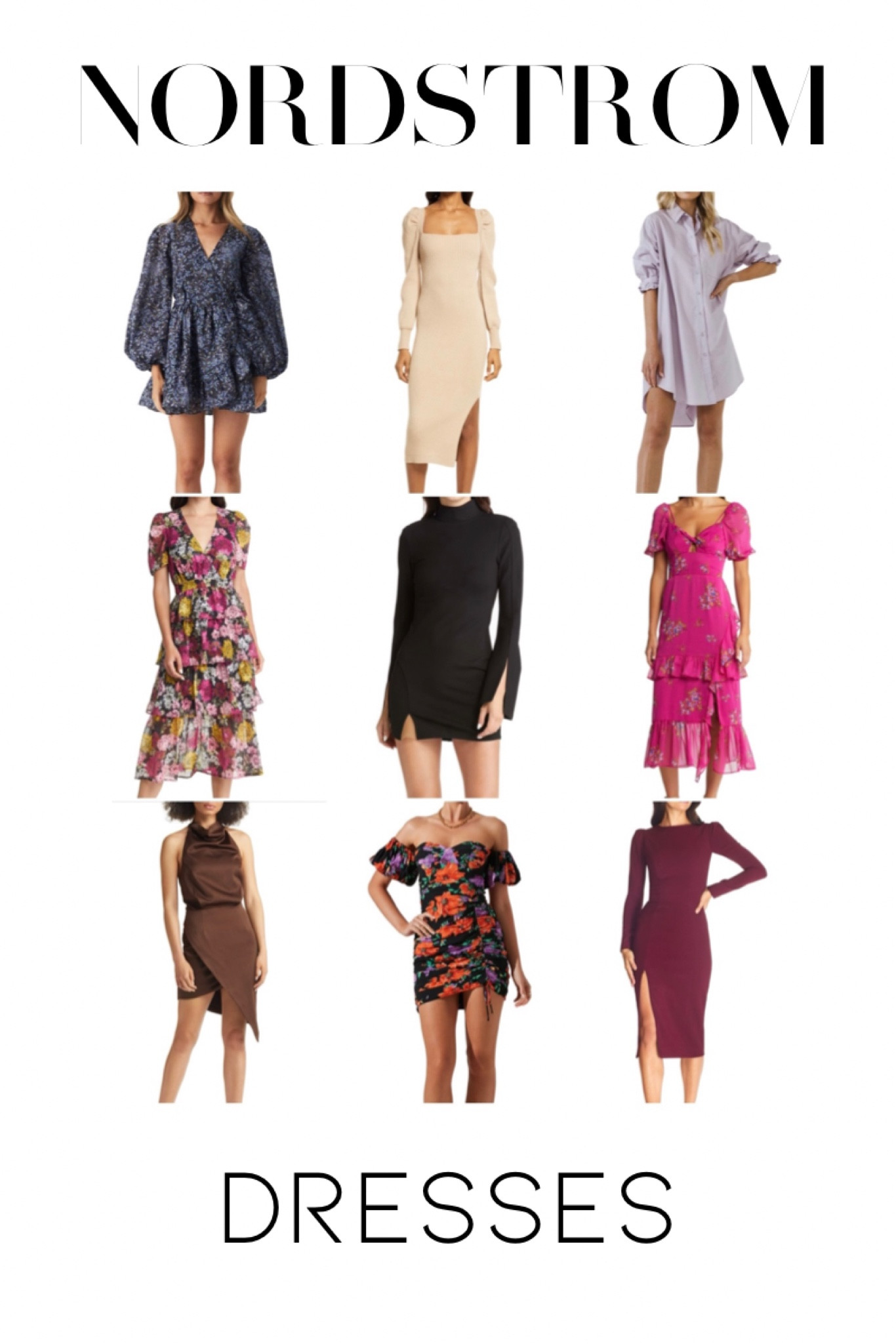 Nordstrom dresses 

Cocktail dresses
Wrap dress 
Wedding guest dresses
Holiday dresses

#LTKSeasonal #LTKwedding #LTKHoliday