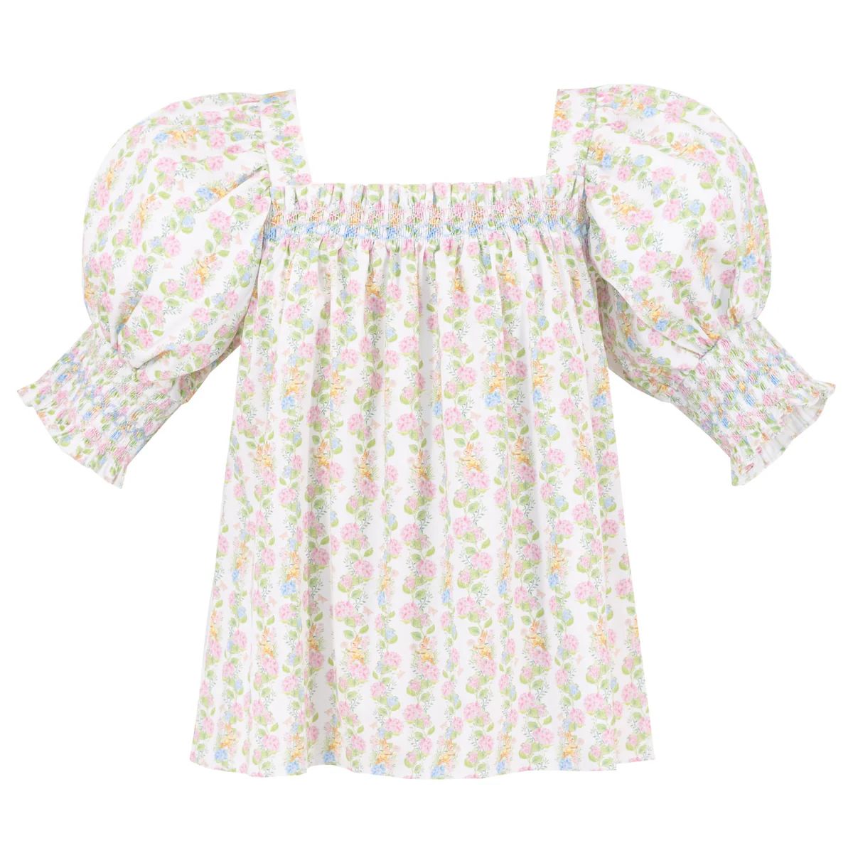 Women's Eloise Shirt - Hydrangea Garden Floral | Dondolo