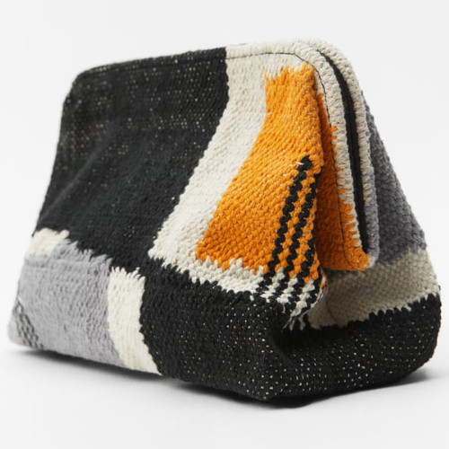 ZARA BNWT 2023. BLACK GREY MULTICOLOURED BAG CLUTCH HANDBAG. 3293/203  | eBay | eBay US