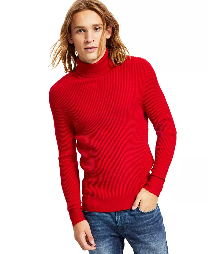 INC International Concepts Men's Ascher Rollneck Sweater, Created for Macy's & Reviews - Sweaters... | Macys (US)