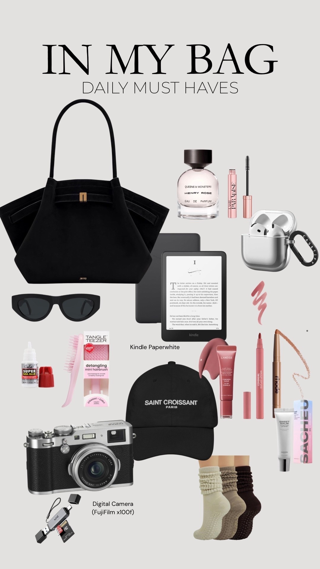 What’s in my bag 💋 

#musthaves #daily #amazonfinds #sephora #beauty 

#LTKFindsUnder50 #LTKGiftGuide