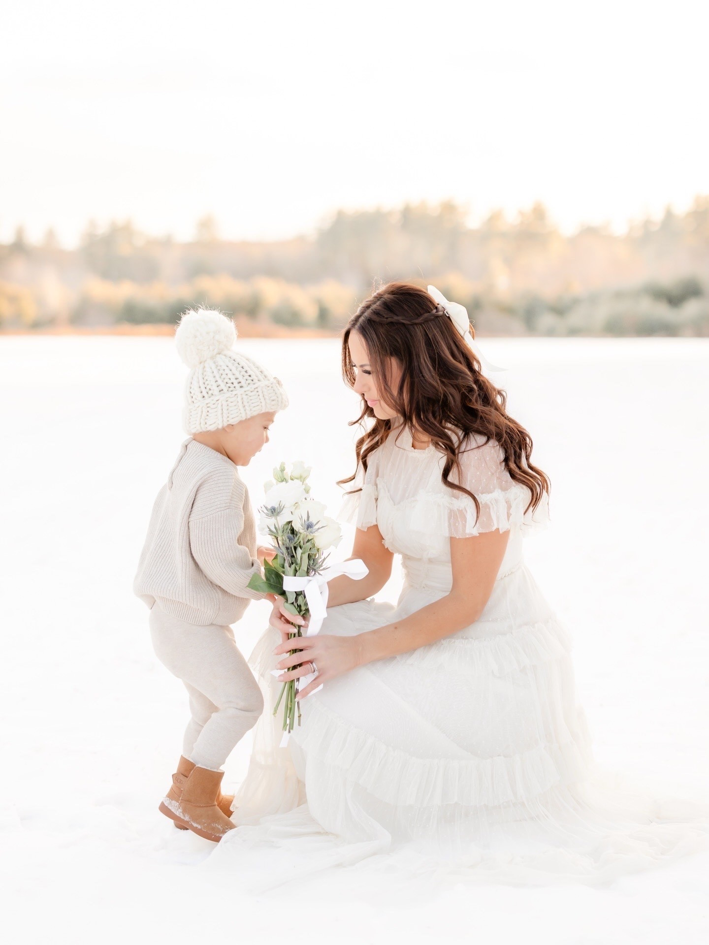 Winter outfits. Dressy winter outfits. Holiday outfit. Christmas outfit. New year’s outfit. Mommy and me. Women’s white dress. Toddler boy winter outfit. Family picture outfits. Family photo outfits. Engagement photo dress. Event dress. 

#LTKWedding #LTKBump #LTKKids