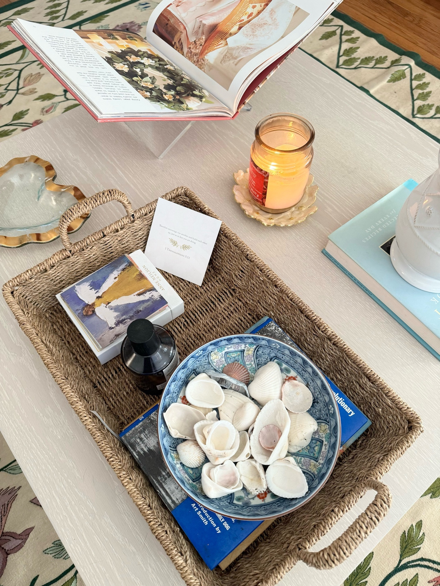 Coffee table style! A lot are gifts and local finds. Linked my acrylic book stand. So classic! #homestyle #coffeetable #homedecor

#LTKfindsunder50 #LTKstyletip #LTKhome
