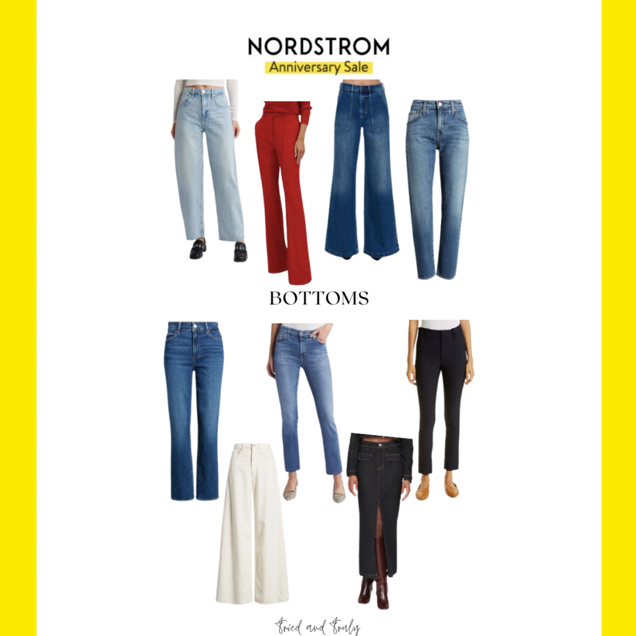 Nordstrom Anniversary Sale Jeans Denim Slacks Pants Trouser Skirt   
NSale #nsale 

#LTKStyleTip #LTKFindsUnder100 #LTKxNSale